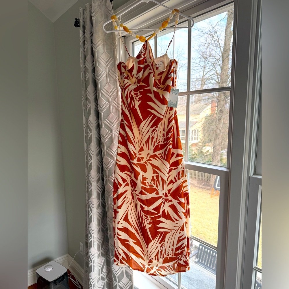 Brand new with tags Hyacinth House from Tuckernuck shell neck midi dress!